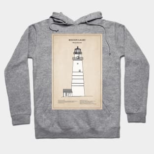 Boston Light Lighthouse - Massachusetts - SBD Hoodie